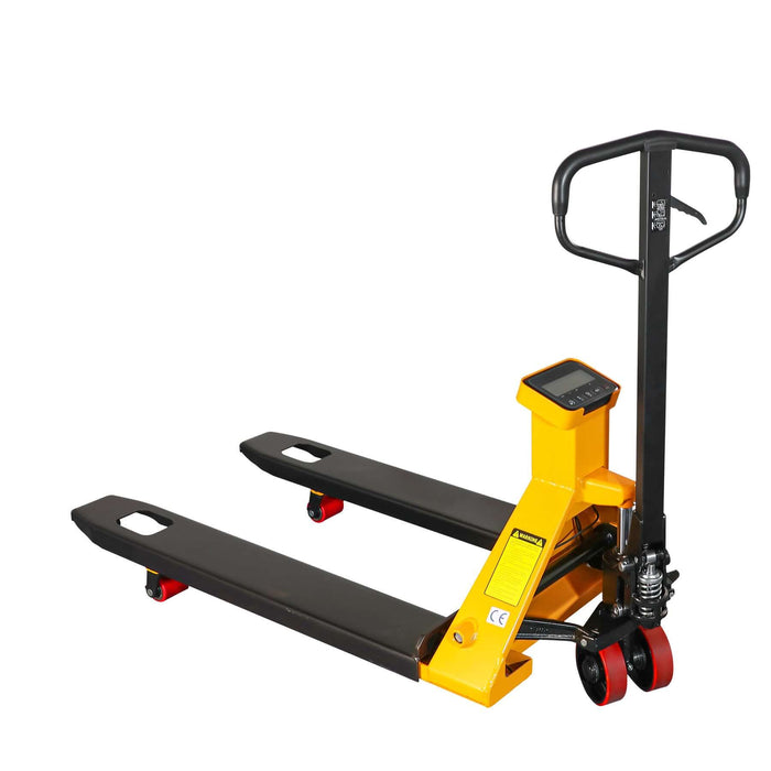 Tory Carrier A-1035 | Manual Pallet Jack w/ Scale | 5500 lbs Capacity | 45"Lx27"W Forks