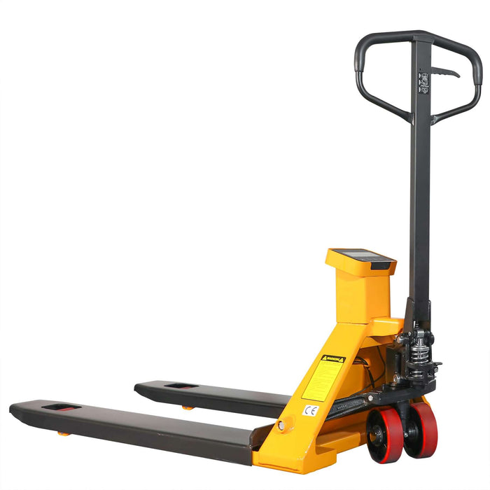 Tory Carrier A-1035 | Manual Pallet Jack w/ Scale | 5500 lbs Capacity | 45"Lx27"W Forks