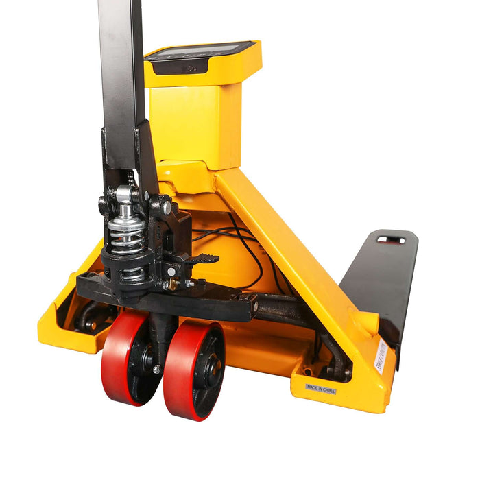 Tory Carrier A-1035 | Manual Pallet Jack w/ Scale | 5500 lbs Capacity | 45"Lx27"W Forks