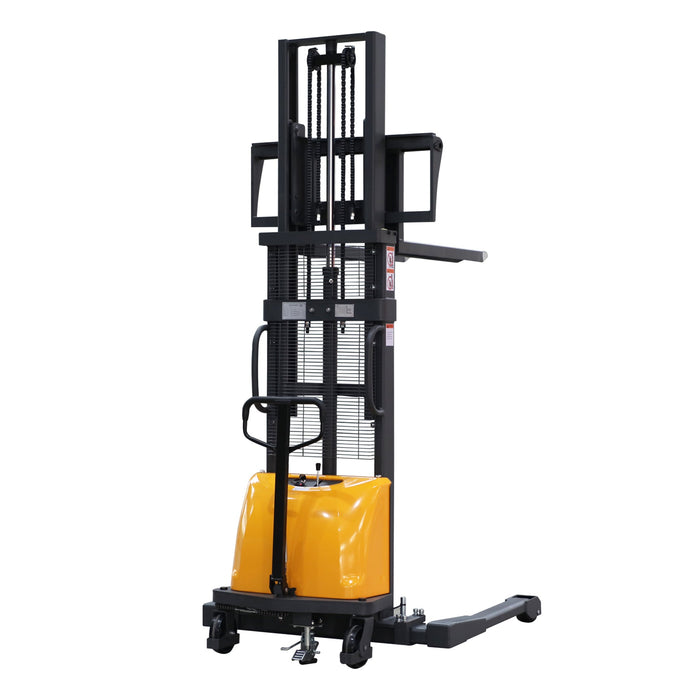 Tory Carrier A-3012 | Semi Electric Straddle Stacker | 3300 lbs Capacity | 118" Lift Height