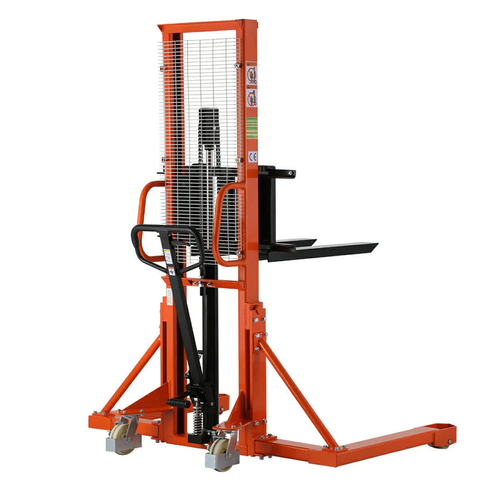 Tory Carrier T-3004 | Manual Straddle Stacker | 1100 lbs Capacity | 63" Lift Height