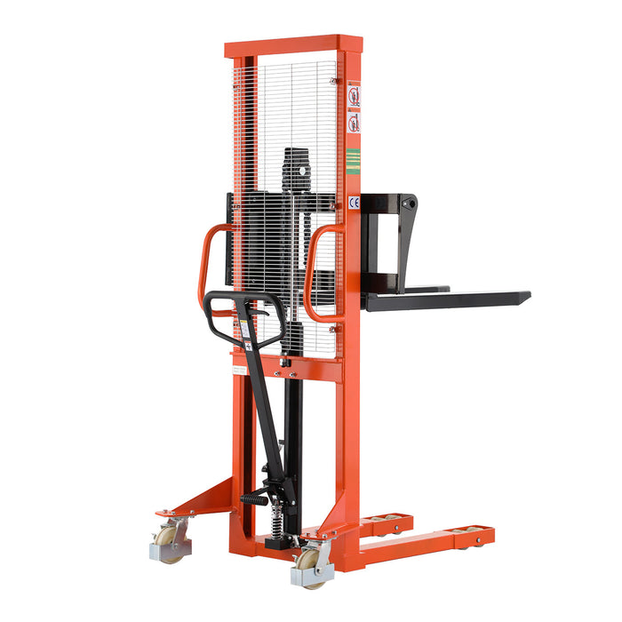 Tory Carrier T-3003 | Manual Pallet Stacker | 2200 lbs Capacity | 63" Lift Height