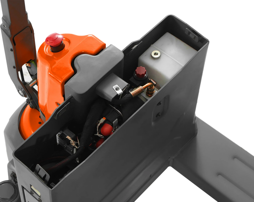 Tory Carrier T-1037 | Electric Pallet Jack | 3300/4400 lbs Capacity | 48"Lx27"W Forks