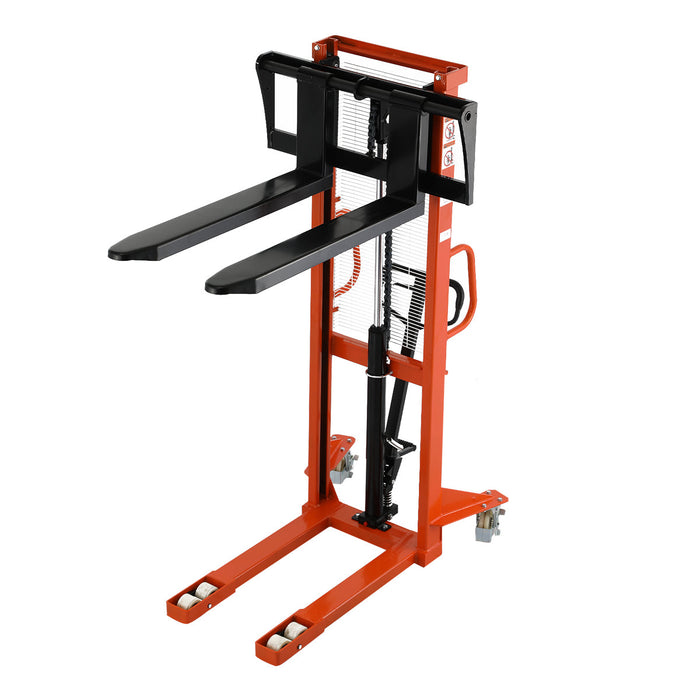 Tory Carrier T-3003 | Manual Pallet Stacker | 2200 lbs Capacity | 63" Lift Height