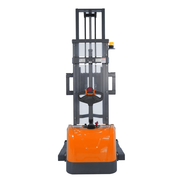 Tory Carrier T-3047 | Electric Walkie Stacker | 3300 lbs Capacity | 118" Lift Height