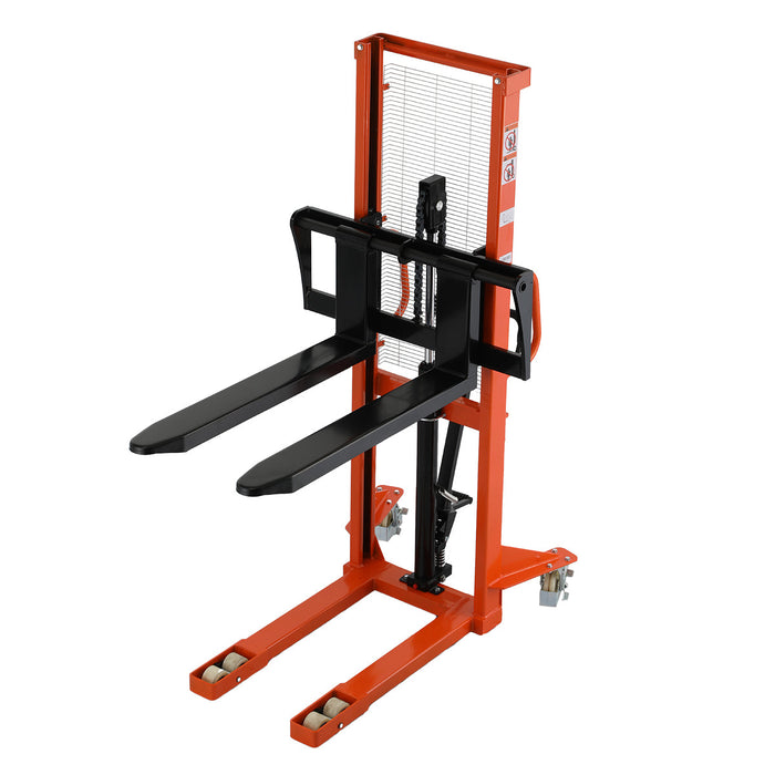 Tory Carrier T-3003 | Manual Pallet Stacker | 2200 lbs Capacity | 63" Lift Height