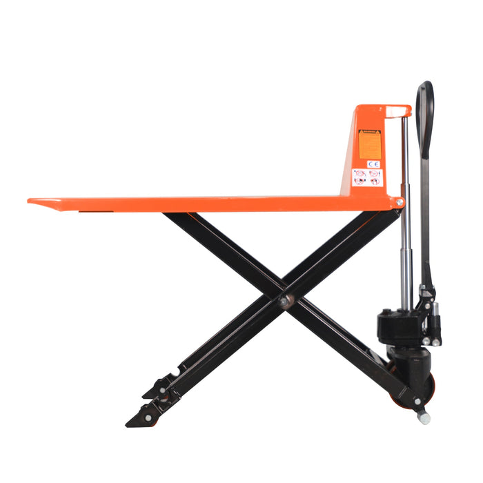 Tory Carrier T-1014 | Manual Lifting Pallet Jack | 2200 lbs Capacity | 31.5" Lift Height | 45"Lx21"W Forks