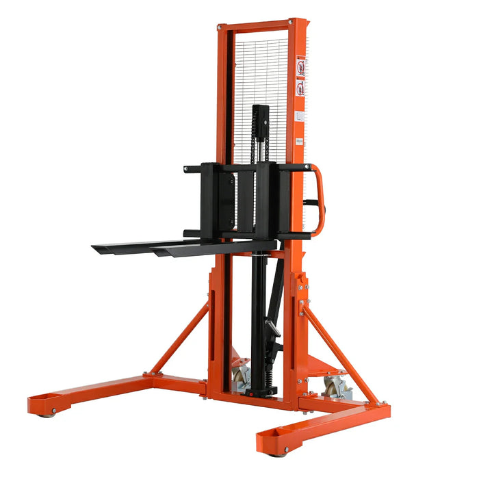 Tory Carrier T-3004 | Manual Straddle Stacker | 1100 lbs Capacity | 63" Lift Height