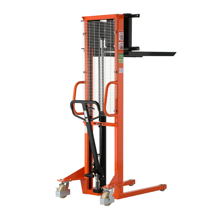 Tory Carrier T-3002 | Manual Pallet Stacker | 1100 lbs Capacity | 63" Lift Height