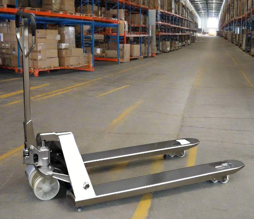 EKKO A25S | Stainless Steel Manual Pallet Jack | 5500 lbs Capacity