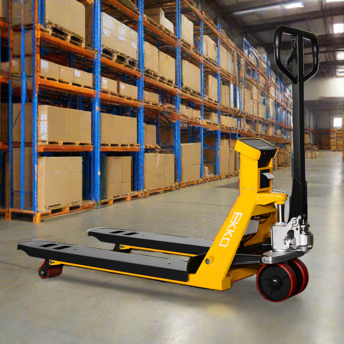 EKKO A25WL | Manual Pallet Jack w/Scale & Printer | 5500 lbs Capacity