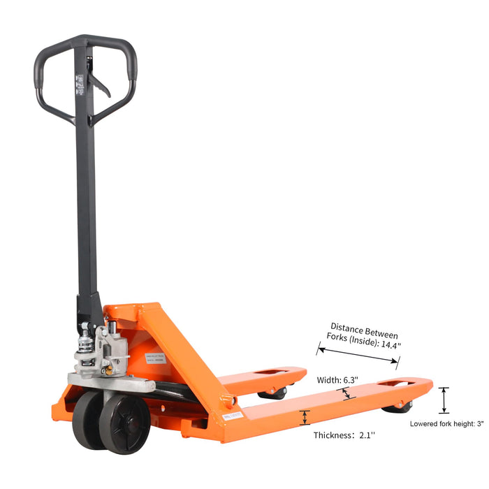 Tory Carrier T-1031 | Manual Pallet Jack | 6600 lbs Capacity | 48"Lx27"W Forks