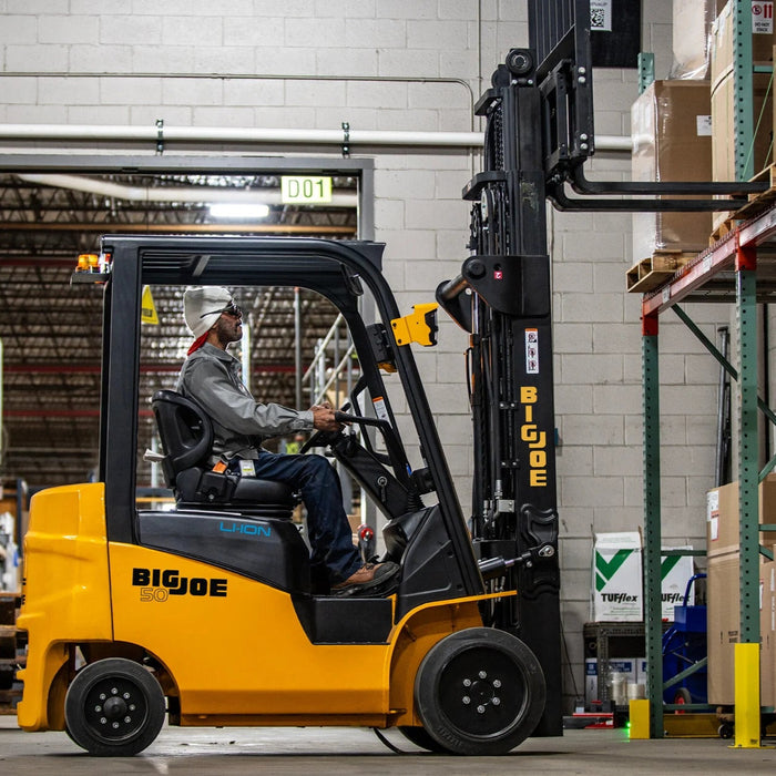 Big Joe LCE50S | Electric Forklift | 4 Wheel Cushion | 5,000 lbs Capacity