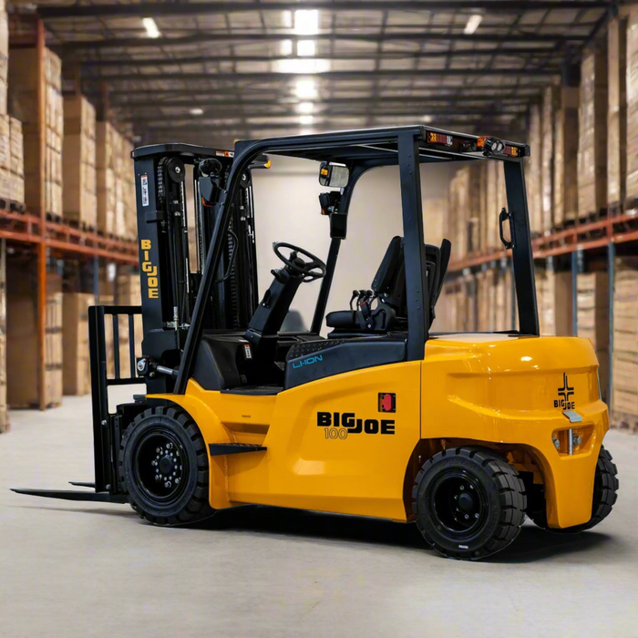 Big Joe LPE100S | Electric Forklift | 4 Wheel Pneumatic | 10,000 lbs Capacity
