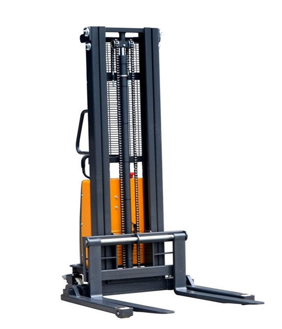 EKKO EA15B | Semi-Electric Straddle Stacker | 3300 lbs Capacity | 119.4" Lift Height