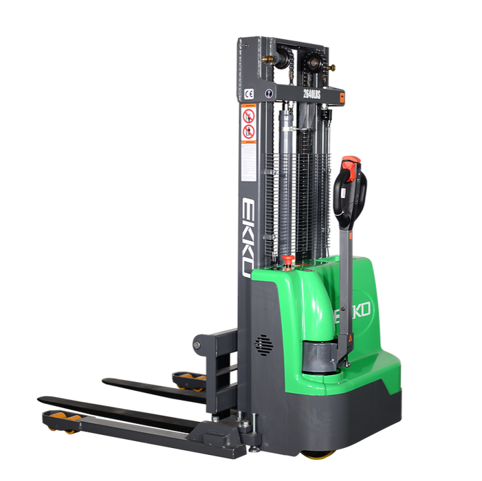 EKKO EB12E-98Li | Lithium Straddle Stacker | 2640 lbs Capacity | 98" Lift Height