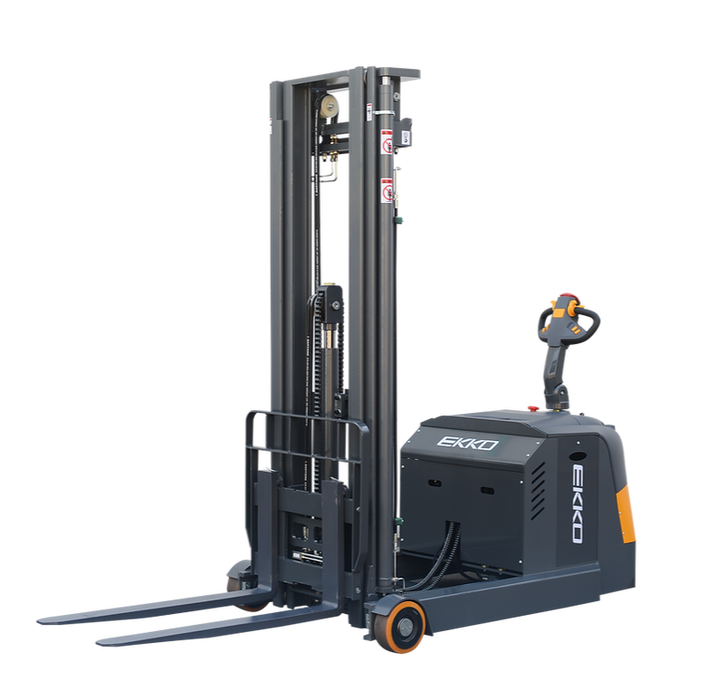 EKKO EH15T | Moving Mast Walkie Reach Truck | 3300 lbs Capacity | 138" Lift Height