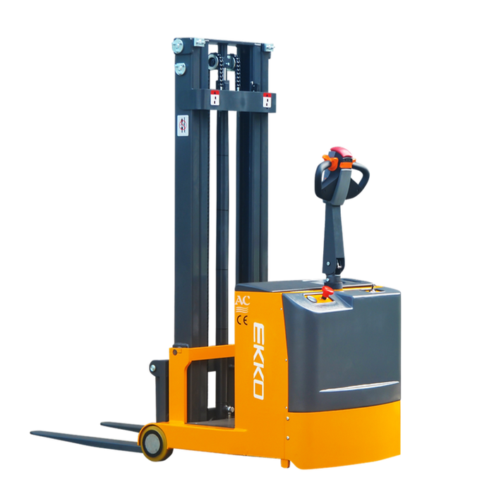 EKKO EK07S | Counterbalanced Walkie Stacker | 1550 lbs Capacity | 118" Lift Height