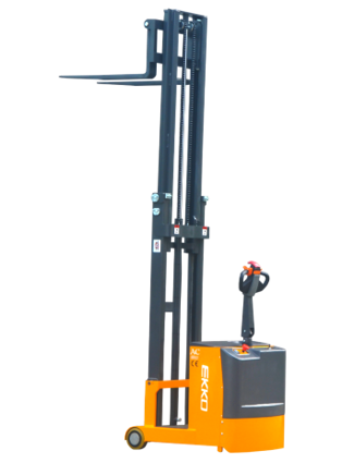 EKKO EK07S | Counterbalanced Walkie Stacker | 1550 lbs Capacity | 118" Lift Height