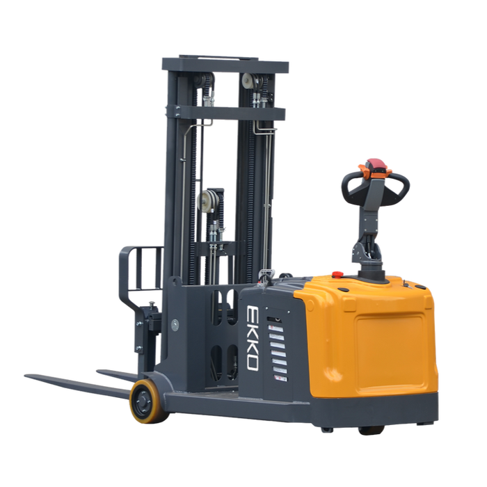 EKKO EK13S-177 | Counterbalanced Walkie Stacker | 2860 lbs Capacity | 177" Lift Height