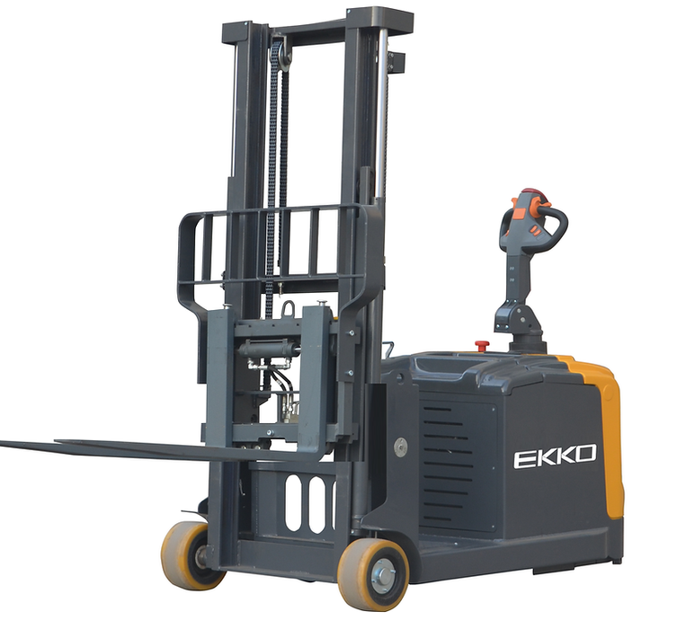 EKKO EK14-130 | Counterbalanced Walkie Stacker | 3300 lbs Capacity | 130" Lift Height