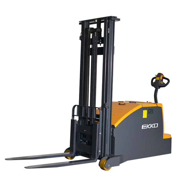 EKKO EK14C-130 | Counterbalanced Walkie Stacker | 3000 lbs Capacity | 130" Lift Height