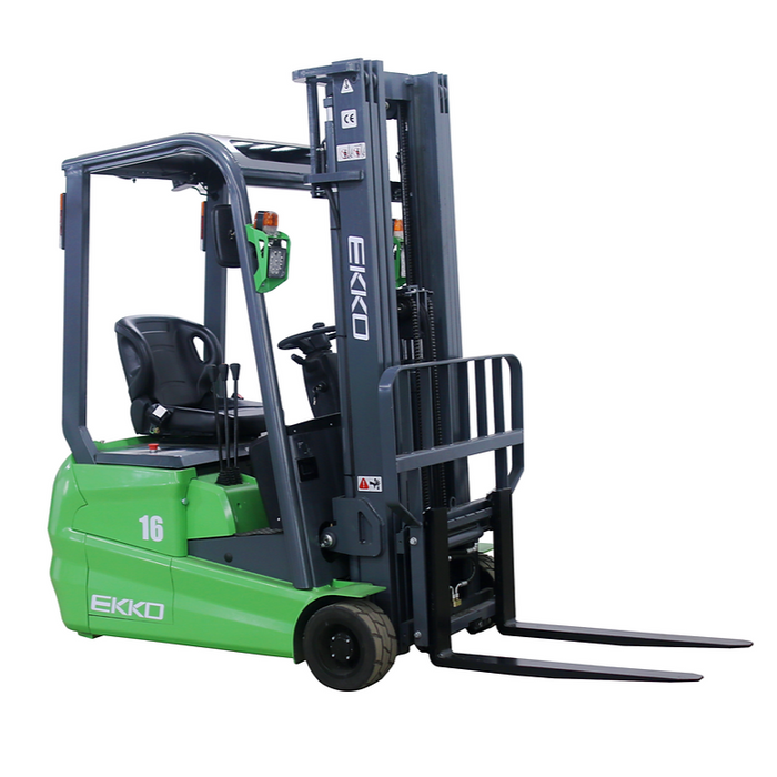 EKKO EK16A-216Li | Electric Lithium Forklift | 3 Wheel | 3500 lbs Capacity | 216" Lift Height