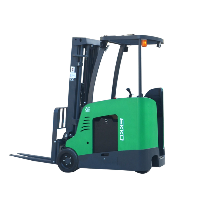 EKKO EK18RF-Li | Stand-Up Rider Forklift | Lithium Battery | 4000 lbs Capacity | 216" Lift Height