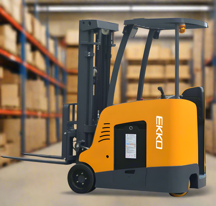 EKKO EK18RF | Stand-Up Rider Forklift | 4000 lbs Capacity | 216" Lift Height