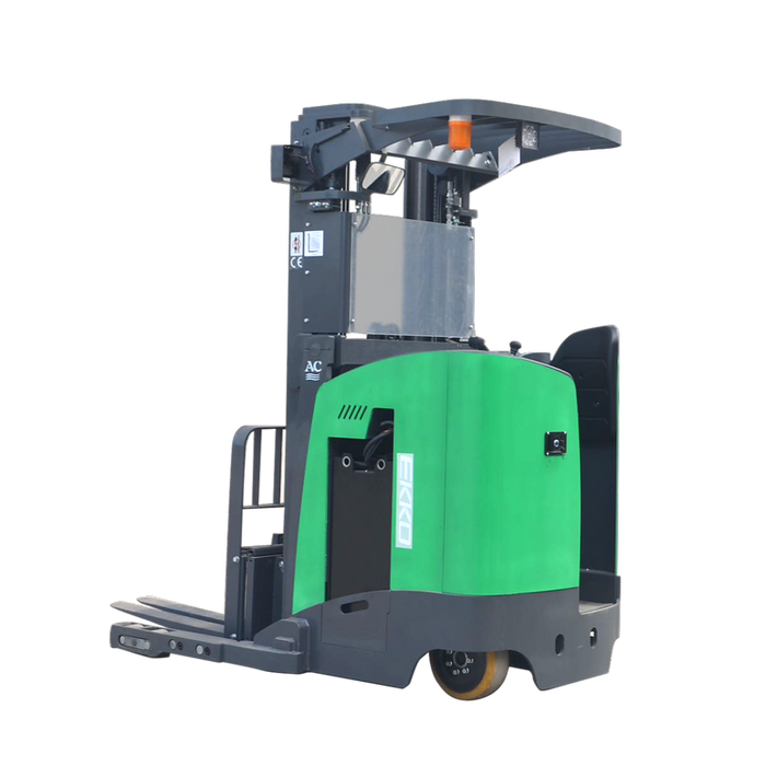 EKKO EK18RR-196Li | Stand-Up Reach Truck | 4000 lbs Capacity | 196" Lift Height