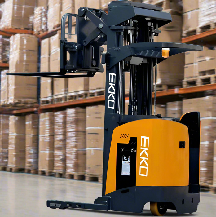EKKO EK18RRL | Stand-Up Reach Truck | 4000 lbs Capacity | 196" Lift Height