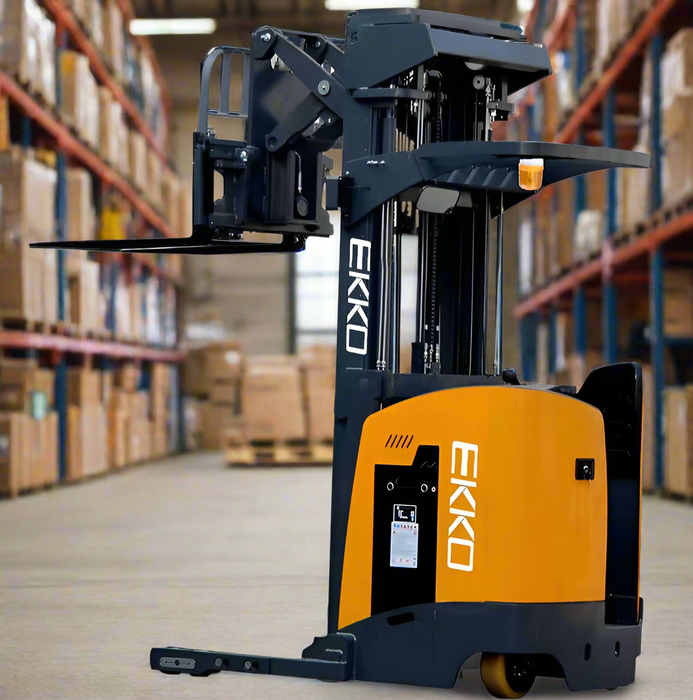 EKKO EK18RR | Stand-Up Reach Truck | 4000 lbs Capacity | 275" Lift Height
