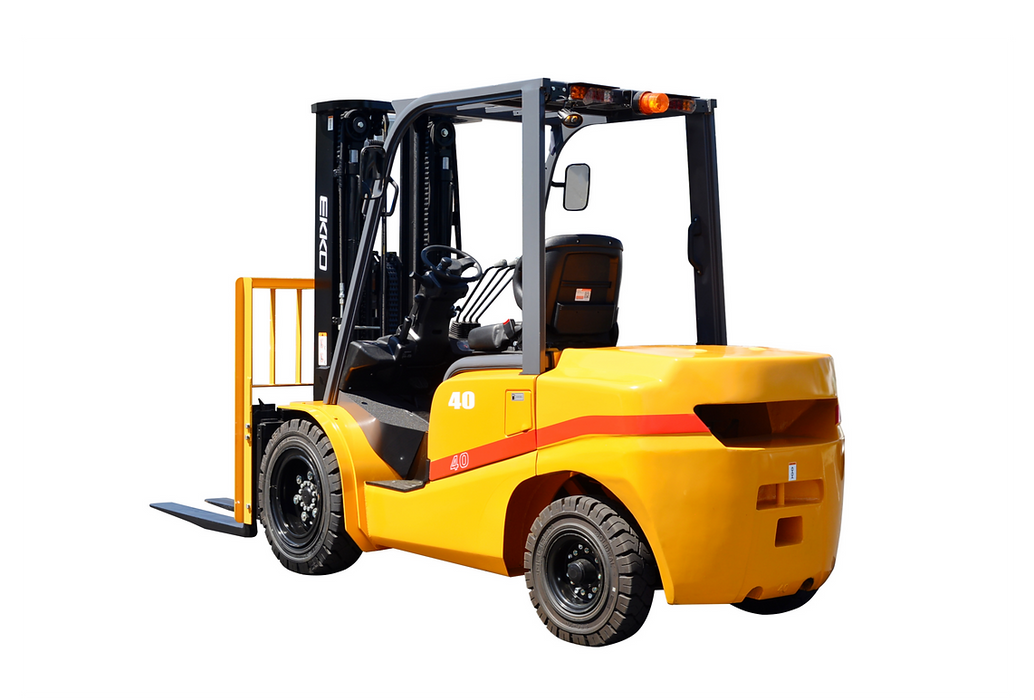 EKKO EK20D | Diesel Forklift | 4 Wheel | 4000 lbs Capacity | Solid Pneumatic Tires
