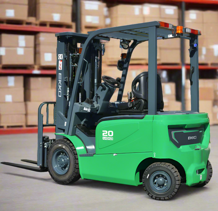 EKKO EK20G-Li | Electric Lithium Forklift | 4 Wheel | 4500 lbs Capacity | 189" Lift Height