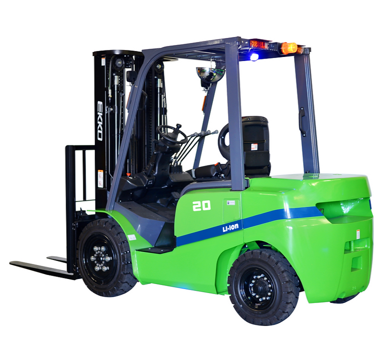 EKKO EK20GT-Li | Electric Lithium Forklift | 4 Wheel | 4000 lbs Capacity | 185" Lift Height