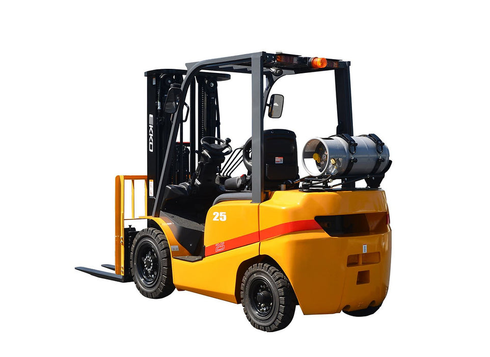 EKKO EK20TLP | Propane Forklift | 4 Wheel | 4000 lbs Capacity | Solid Pneumatic Tires