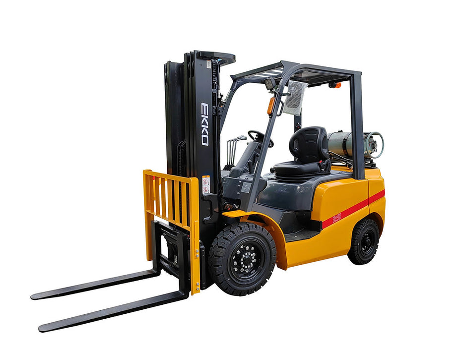 EKKO EK20TLP | Propane Forklift | 4 Wheel | 4000 lbs Capacity | Solid Pneumatic Tires