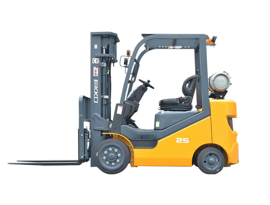 EKKO EK25CLP | Propane Forklift | 4 Wheel | 5000 lbs Capacity | Cushion Tires