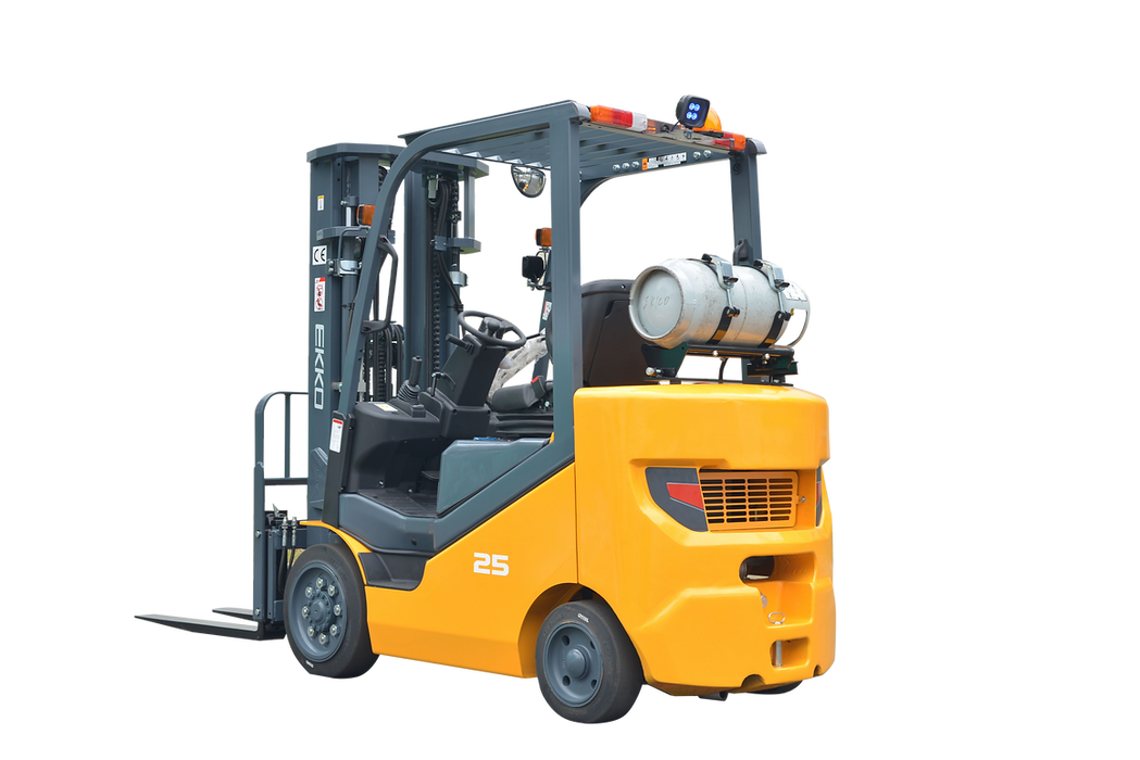 EKKO EK25CLP | Propane Forklift | 4 Wheel | 5000 lbs Capacity | Cushion Tires