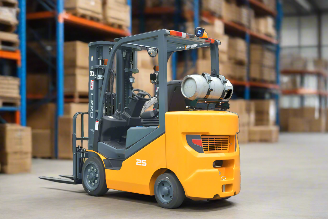 EKKO EK25CLP | Propane Forklift | 4 Wheel | 5000 lbs Capacity | Cushion Tires