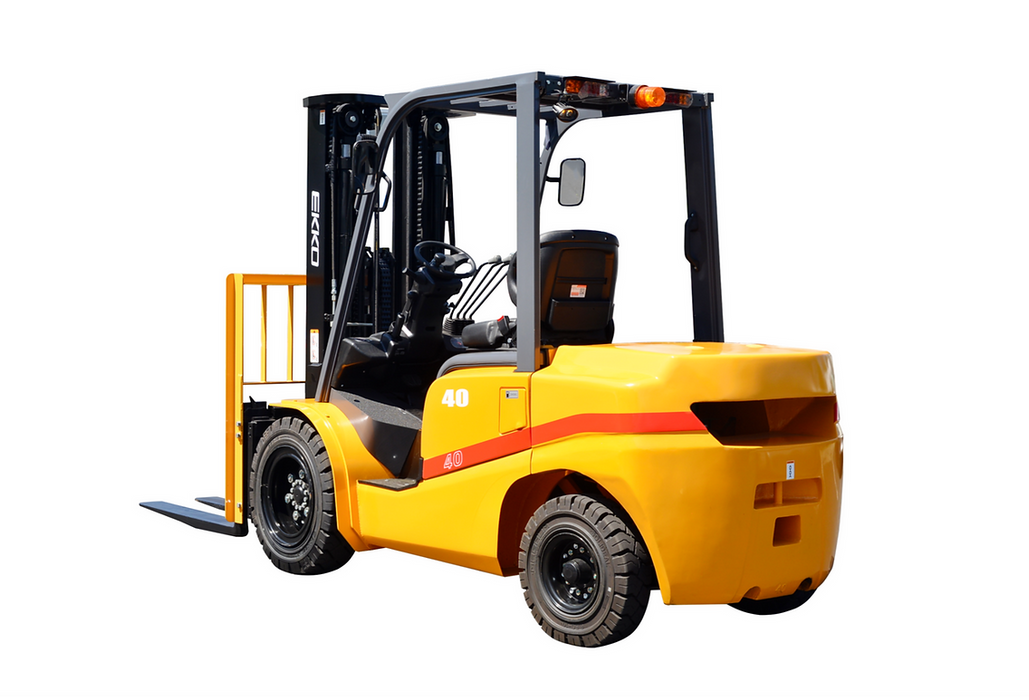 EKKO EK25D | Diesel Forklift | 4 Wheel | 5000 lbs Capacity | Solid Pneumatic Tires