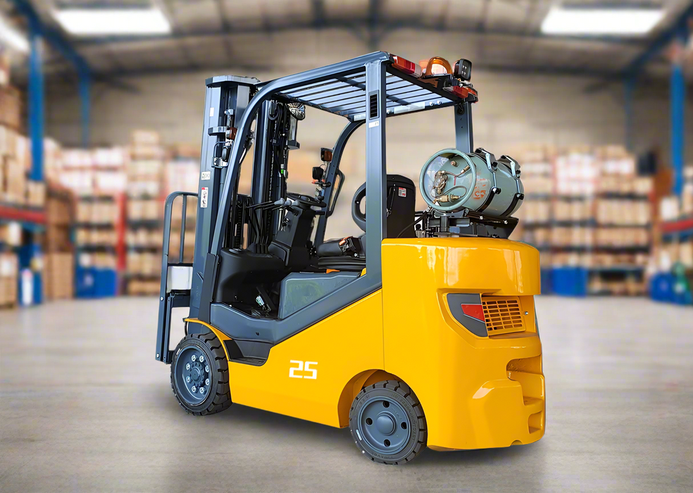 EKKO EK25SLP | Propane Forklift | 4 Wheel | 5000 lbs Capacity | Pattern Cushion Tires