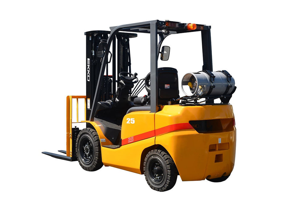 EKKO EK25TLP | Propane Forklift | 4 Wheel | 5000 lbs Capacity | Solid Pneumatic Tires