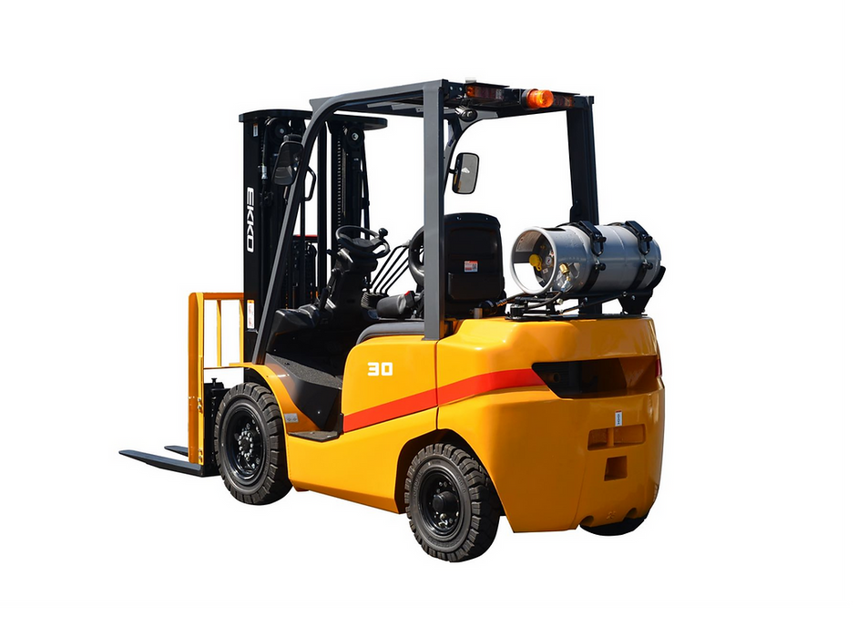 EKKO EK30TLP | Propane Forklift | 4 Wheel | 6000 lbs Capacity | Solid Pneumatic Tires