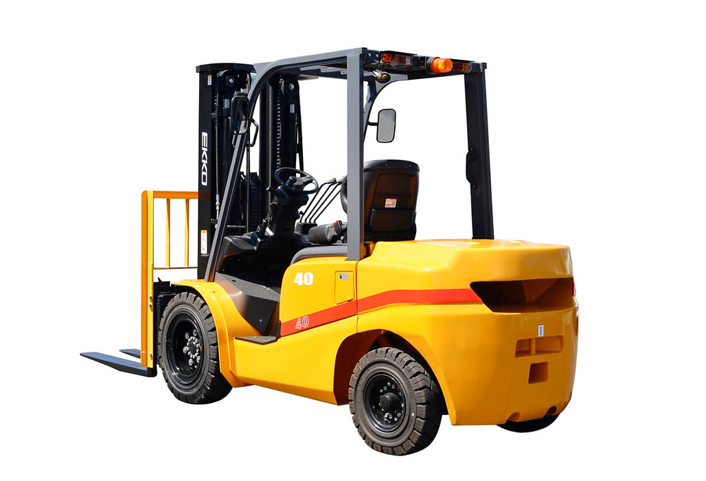 EKKO EK35D | Diesel Forklift | 4 Wheel | 7000 lbs Capacity | Solid Pneumatic Tires