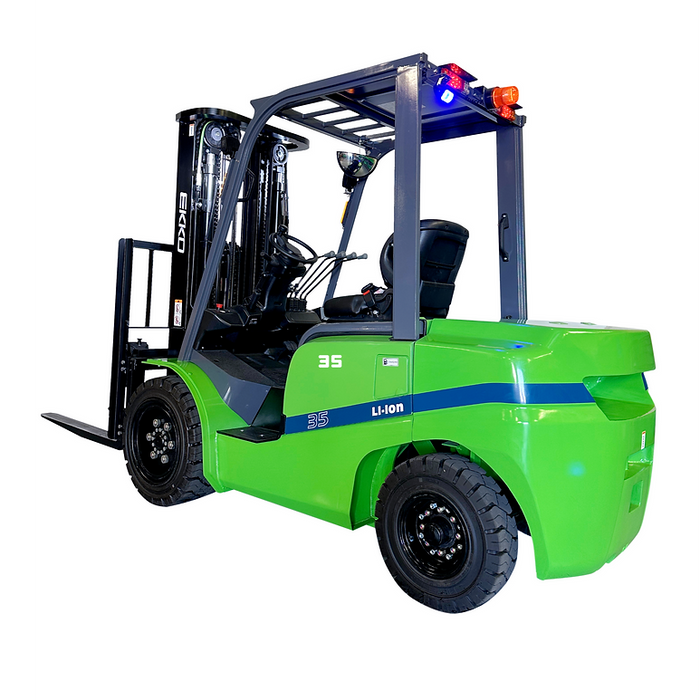 EKKO EK35GT-Li | Electric Lithium Forklift | 4 Wheel | 7000 lbs Capacity | 185" Lift Height