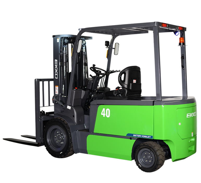 EKKO EK40T-Li | Electric Lithium Forklift | 4 Wheel | 8000 lbs Capacity | 185" Lift Height
