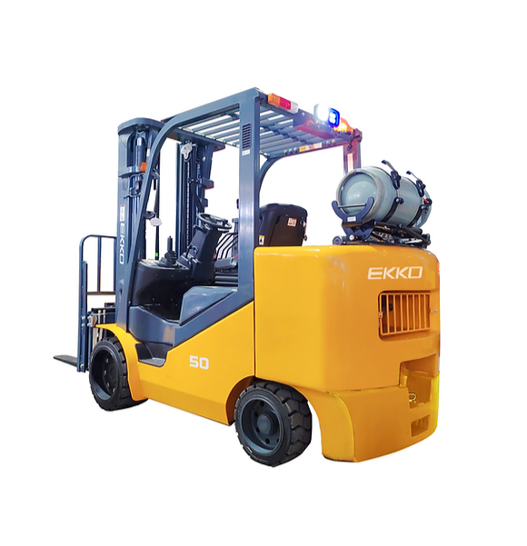 EKKO EK50LP | Propane Forklift | 4 Wheel | 10,000 lbs Capacity | Pneumatic Tires