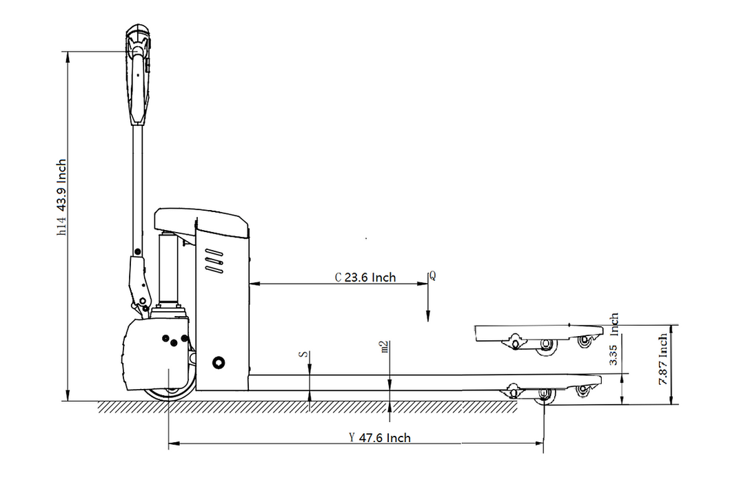 EKKO EP18JLi | Lithium Pallet Jack w/ PinPad | 4000 lbs Capacity