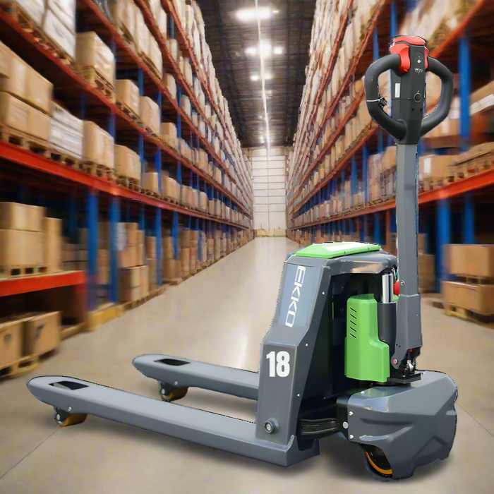 EKKO EPC18Li | Full-Powered Lithium Pallet Jack | 4000 lbs Capacity
